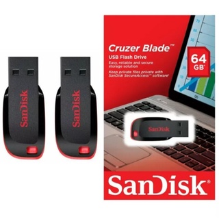 Flashdisk Sandisk Cruzer Blade 64GB Flash Drive Flashdisk Sandisk Cruzer Blade USB Drive