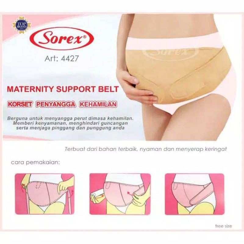 KORSET PENYANGGA PERUT IBU HAMIL SOREX 4427 SOREX MATERNITY SUPPORT BELT KORSET