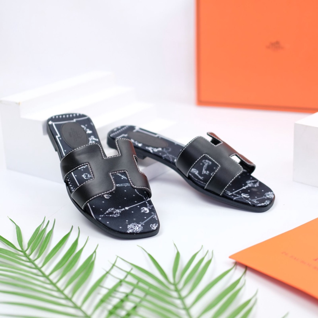 [7.7 Boombastis Sale⚡] - SENDAL WANITA KEKINIAN IMPORT HS HS005 SLIP SANDAL FLAT PREMIUM