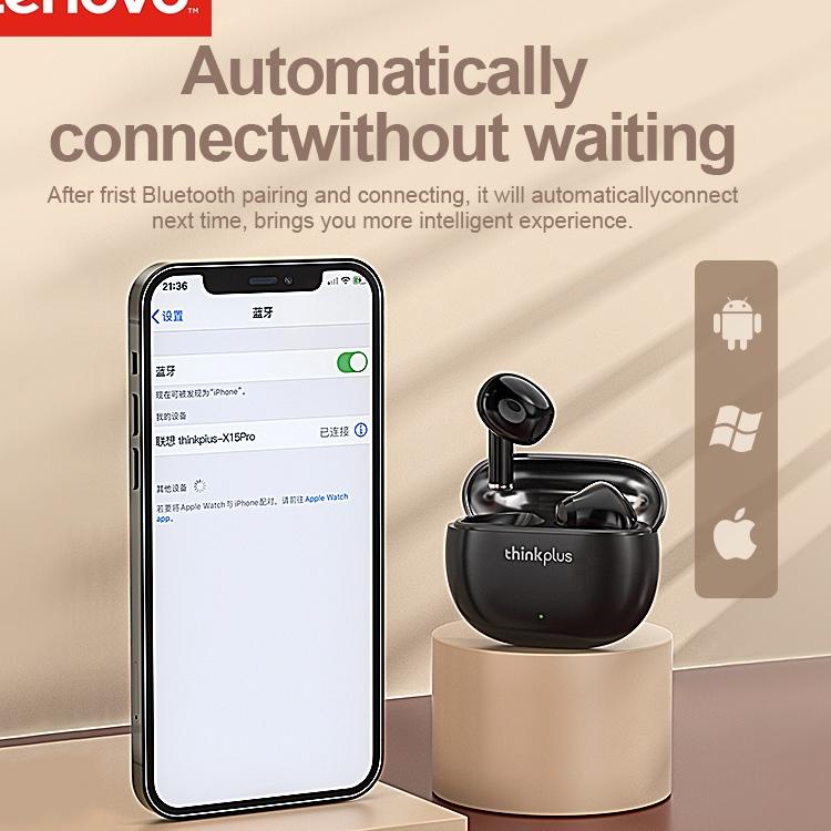 Terbaru.. Lenovo X15 pro True Wireless Bluetooth Earphone Mini Earbuds TWS-4 Warna