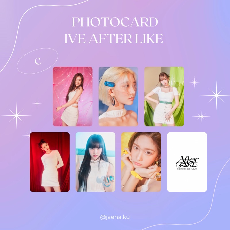 [PHOTOCARD] IVE AFTER LIKE ‼️BACA DESKRIPSI‼️