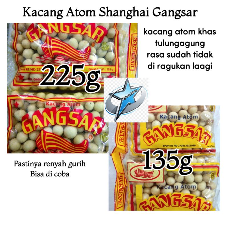 

Kacang Atom Sanghai Gangsar Khas Tulungagung [ 225g ]