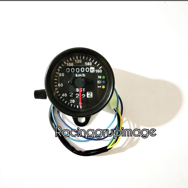 Speedometer Jarum Universal Crhome Spido Tabung CB Variasi Japstyle Classic Custom GL MP Tiger