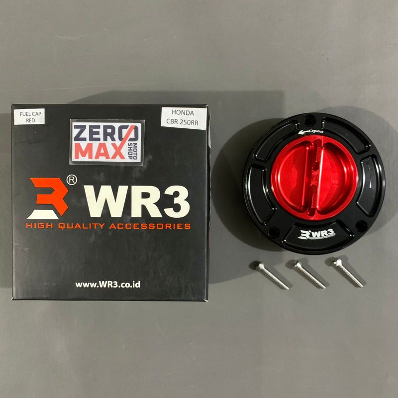 Fuel Cap Tutup Tangki WR3 Honda CBR 250RR CBR 250 RR CBR250RR Red Merah