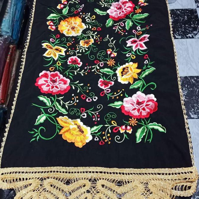 Selendang koto gadang hitam Bukittinggi