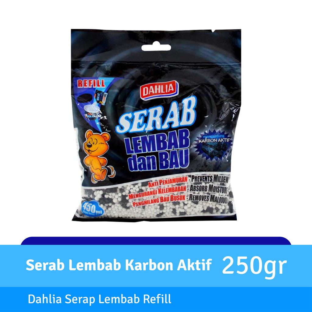 DAHLIA Refill Serap Lembab Carbon Active 250gr TERMURAH