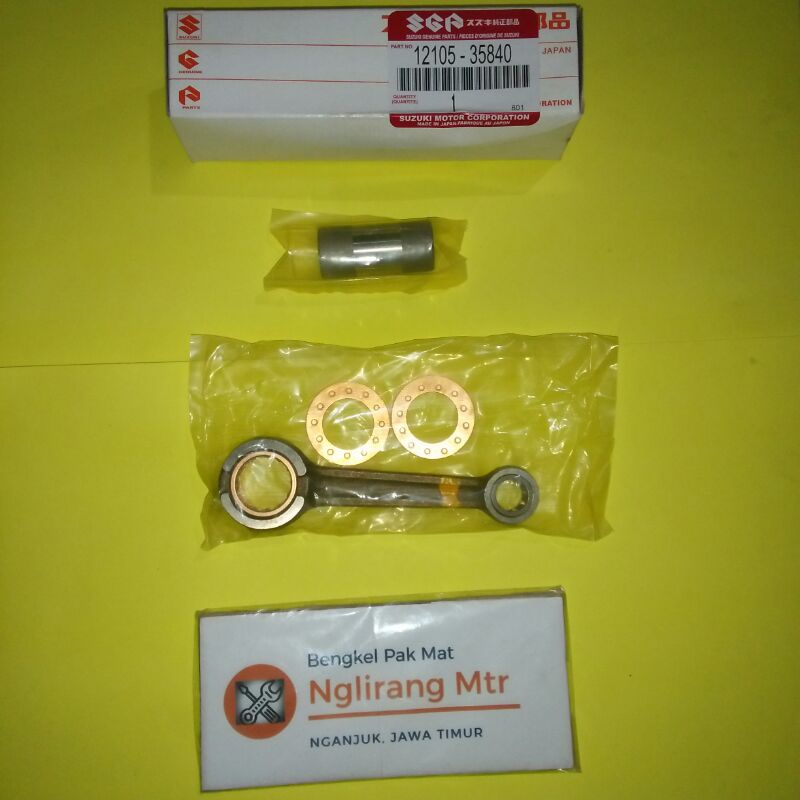 stang seker stang piston Suzuki RC 80 RC 100 RC80 RC100 ori Japan kode part 12105 35840