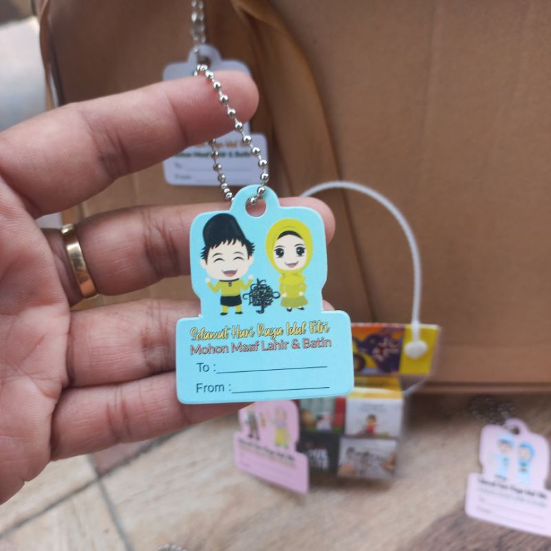 

RB 60pcs Hangtag Lebaran / Idul Fitri Free Rantai