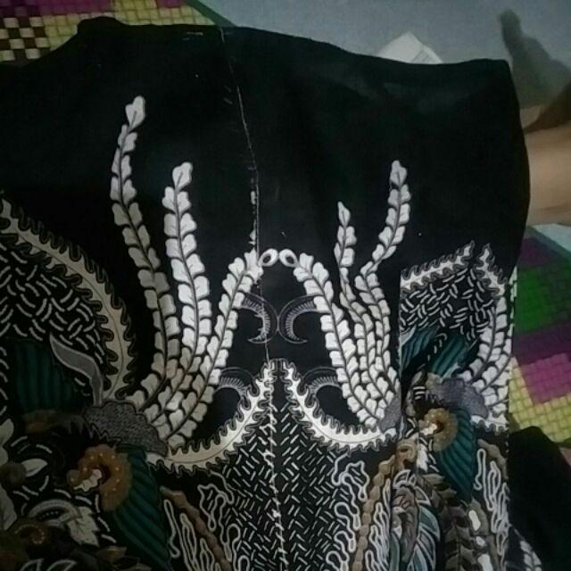 Batik Couple Keluarga Sania Ruffle Ori Ndoro Jowi Dnt Motif Madu