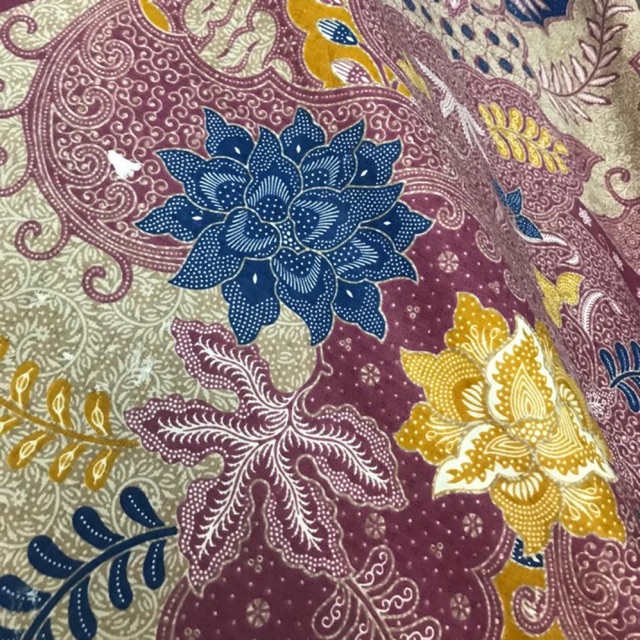 Batik Batu Raden Bahan Kain Katun 50S Meteran