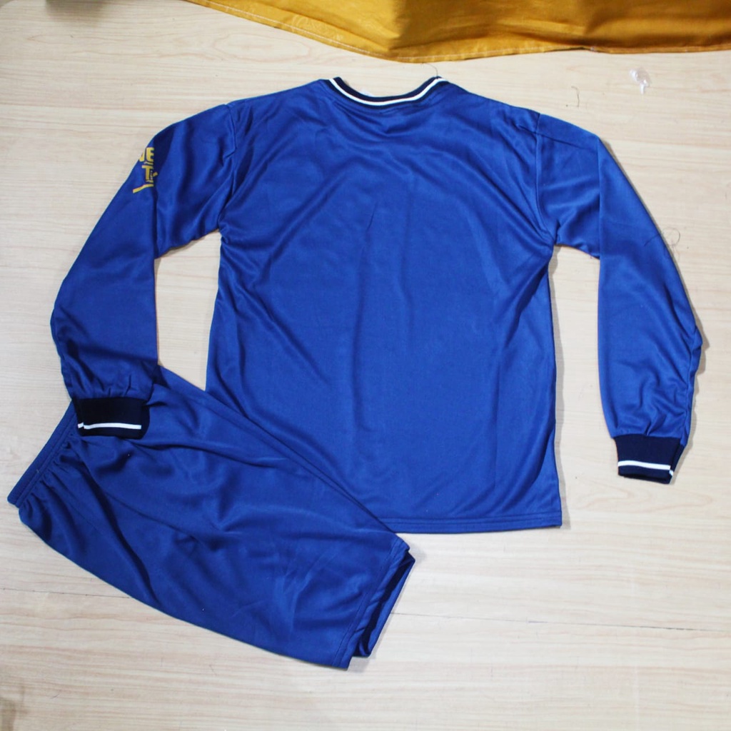 setelan baju bola /baju bola kiper manc city baju futsal anak