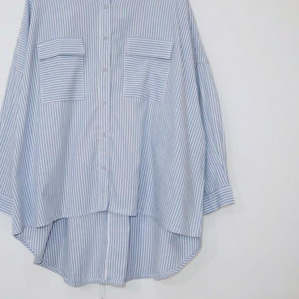 ✶ GFS AT MD KEMEJA POCKET OVERSIZE SALUR ♘