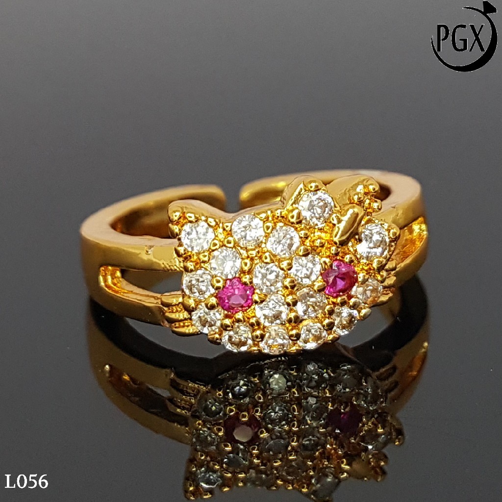 PGX Cincin Anak Xuping Aksesoris Perhiasan Lapis Emas Premium - L056