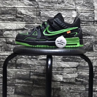 off white rubber dunk black