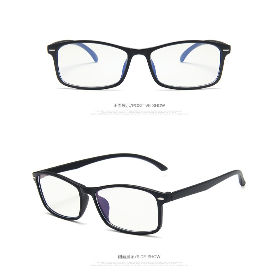 Whole sale shades Anti-blue Light Anti-radiation Glasses Frame Female Thin Flat Glasses aesthetic shades