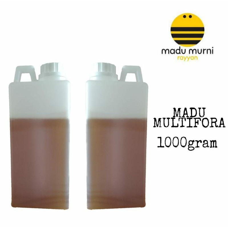 madu multiflora 1kg best seller /madu asli/original/raw honey.