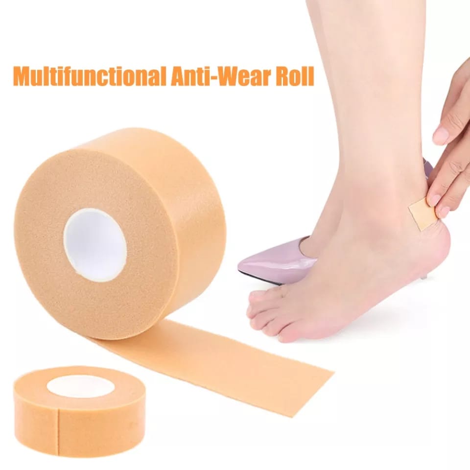 SATU ROLL PLESTER KAKI SERBAGUNA BAHAN ANTI AIR HEELS STIKERS HEEL STIKER PELINDUNG TUMIT SOL TUMIT SEPATU