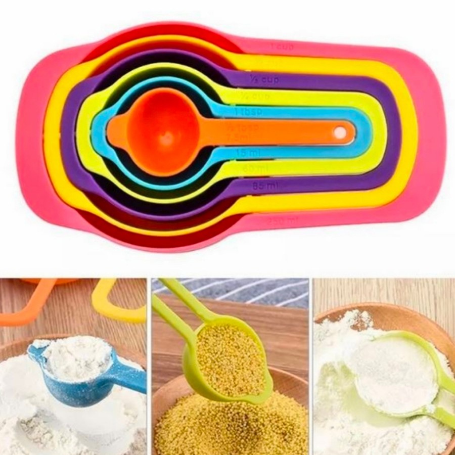 Bebekidz||SENDOK TAKAR 6IN1 ALAT UKUR MASAK SUSU KUE MEASURING SPOON BESAR