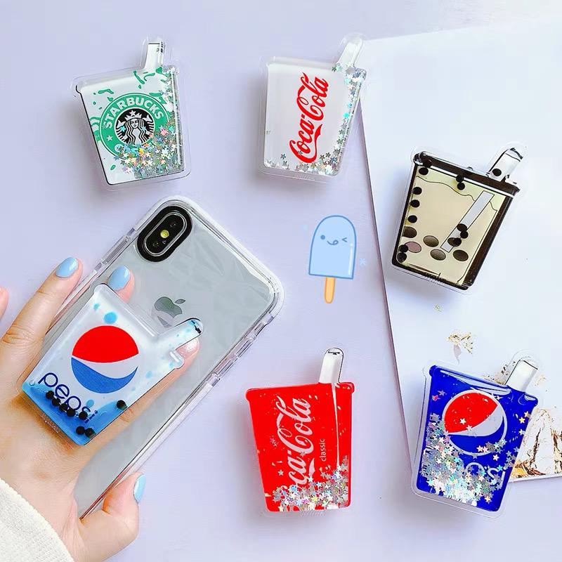 Pop Socket 3D karakter lucu Sandaran Handphone Mobile Phone Lilitan earphone rapi RANDOM air