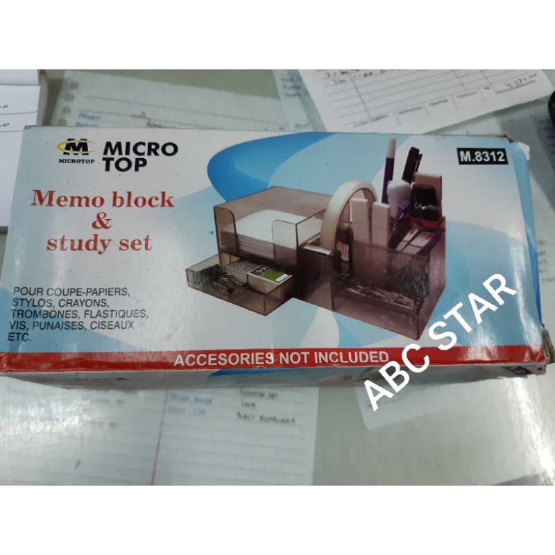 

Tempat pulpen / rak pulpen, memo block