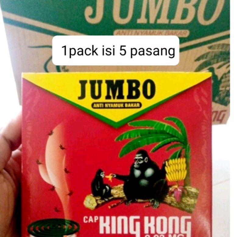 jumbo obat nyamuk bakar cap kingkong 1 pack