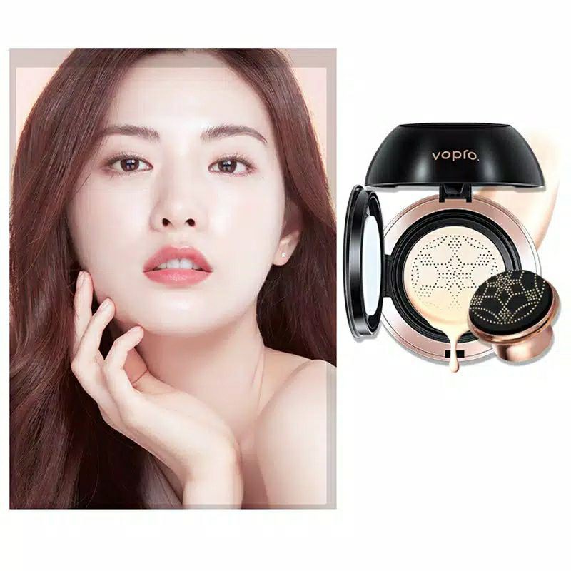 MUSHROOM AIR CUSHION CREAM VOPRO/BEDAK CUSHION + REFIL NO.MZ2616