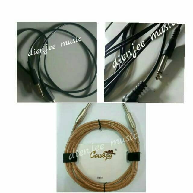 Kabel jack gitar dan bass elektrik