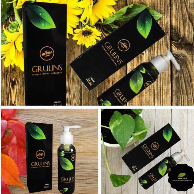 Penghitam Uban Grulins Penghilang Rambut Uban Alami