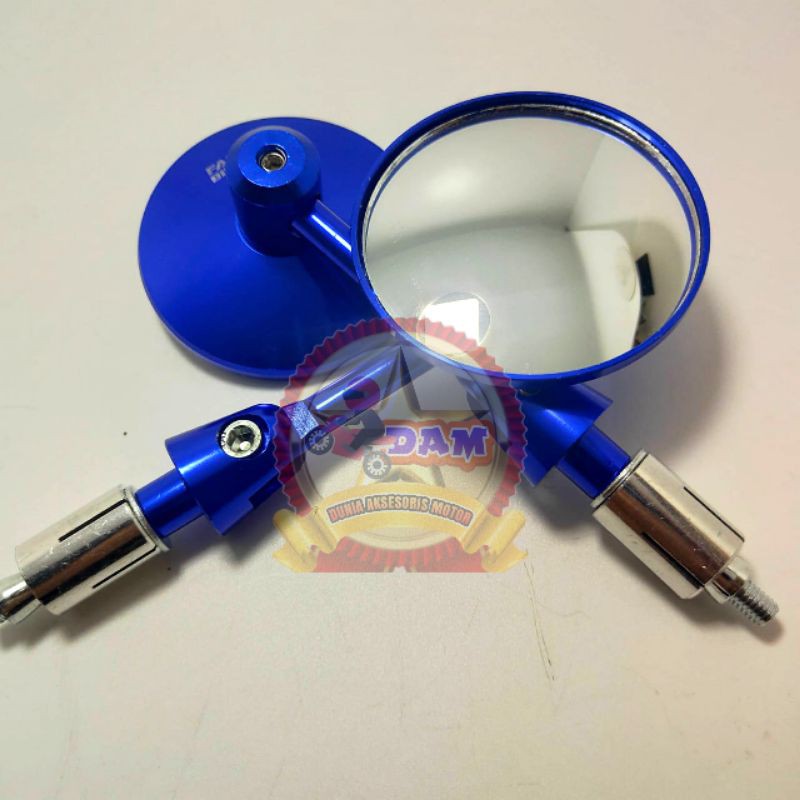 Spion jalu bulat Bar end Kaca Cembung motor beat scoopy nmax aerox xmax pcx vario vixion Vespa mio-7