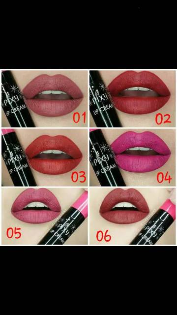 (no. 1 - 12) Lip Cream PIXY