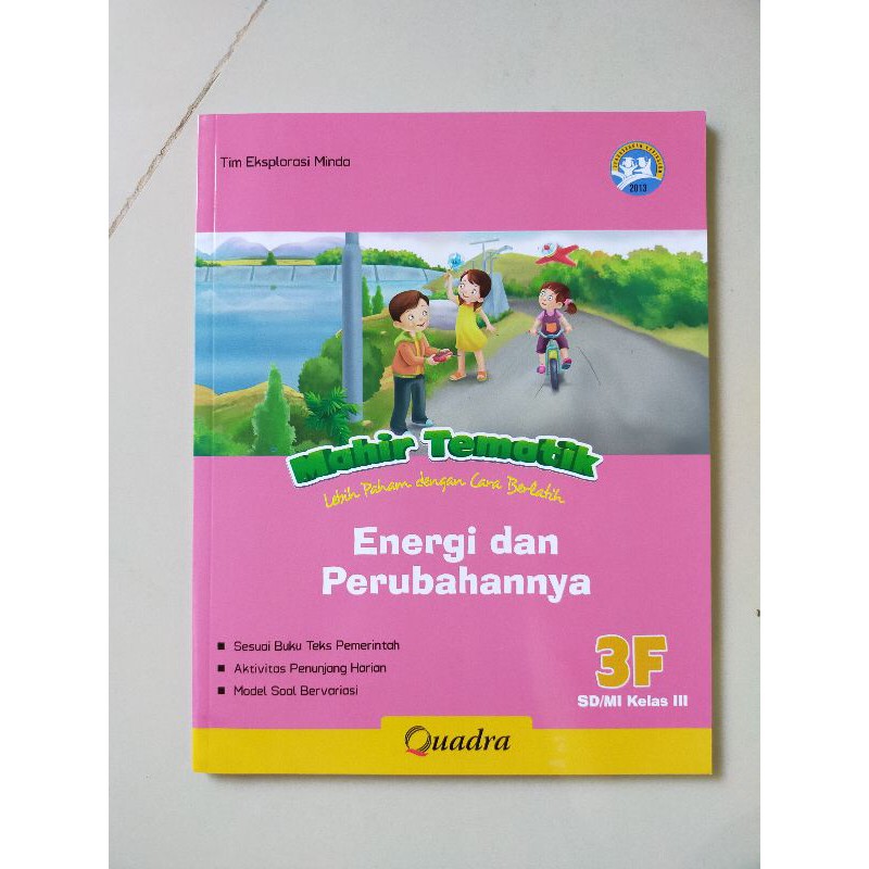 ORI satu paket buku mahir tematik K13 Quadra kelas 3 EFGH semester 2