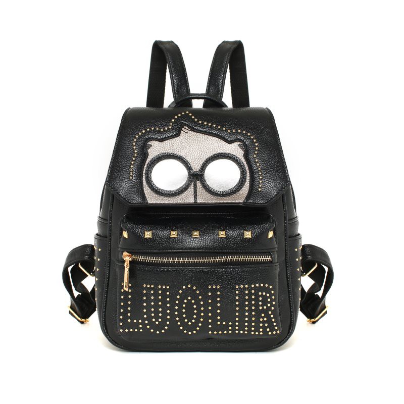 TAS PUNGGUNG PUNDAK TOTEBAG HITAM ADA RESLETING BELAKANG WANITA GADIS