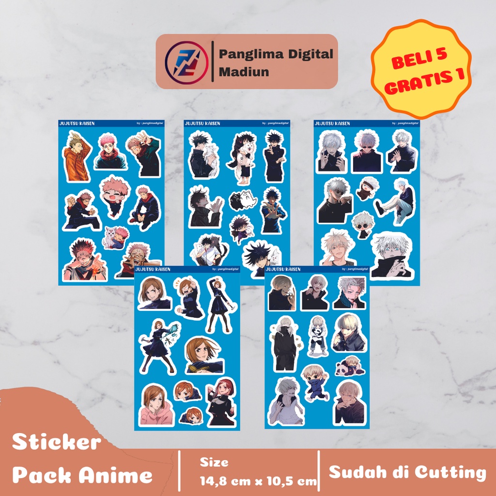 

Sticker Anime Jujutsu Kaisen Sticker Case HP Sticker Tumblr Sticker Jurnal