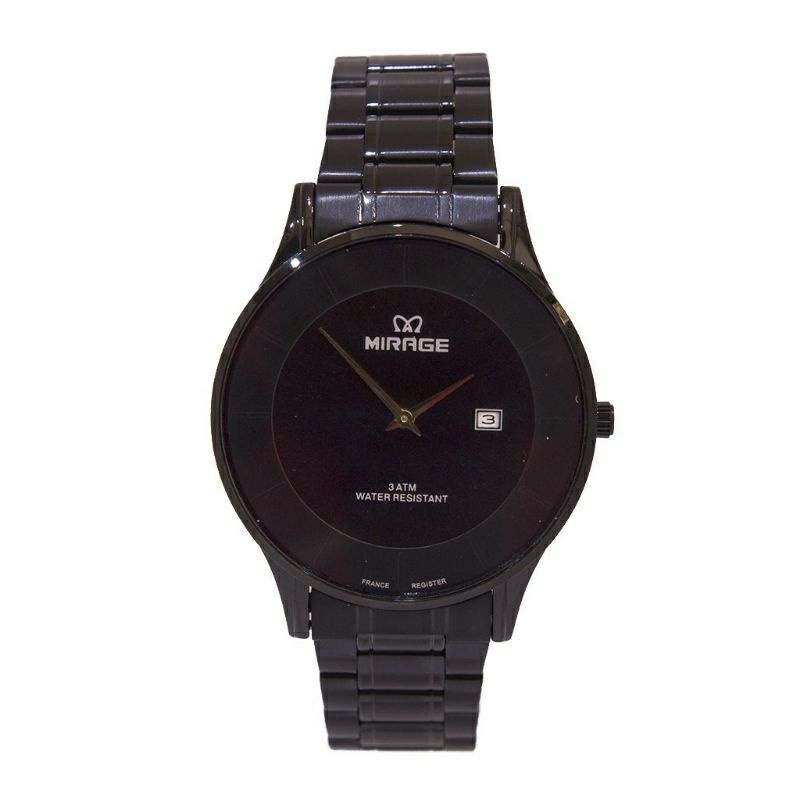 jam tangan mirage original pria rantai tahan air (Bisa COD)
