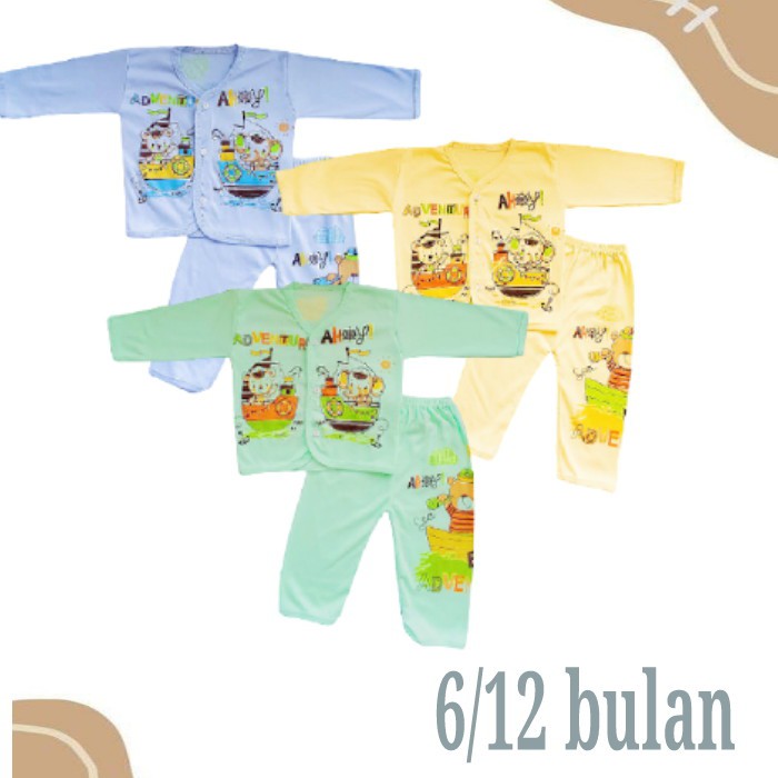 baju bayi oblong kancing pundak | setelan anak motif rabbit