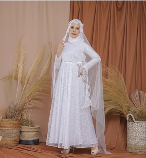 Alluna white bridal dress - PO