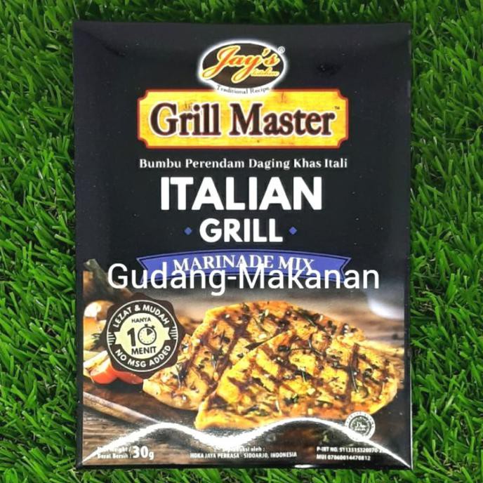 

Marinade Mix Jay's Grill Master - ITALIAN GRILL