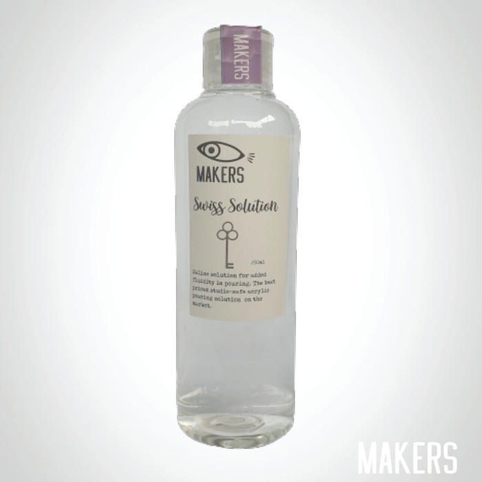 

(TERLARIS) Swiss Solution - Professional Acrylic Pouring Paint Set 250ml