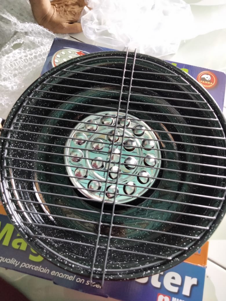 Maspion 34 Cm Magic Roaster Alat Pemanggang Sate, Ayam, Sosis Dll