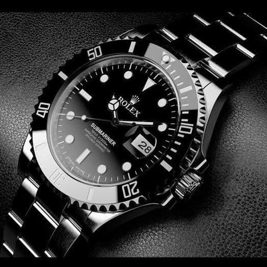 Jam Rolek Original Rolex Submariner Jam Tangan Pria Rantai Date