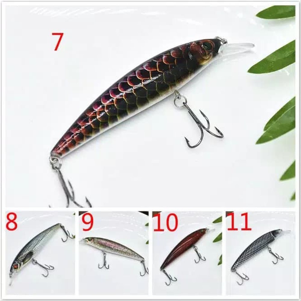 Umpan Pancing Umpan Casting Minnow Panjang 11cm Warna Warni