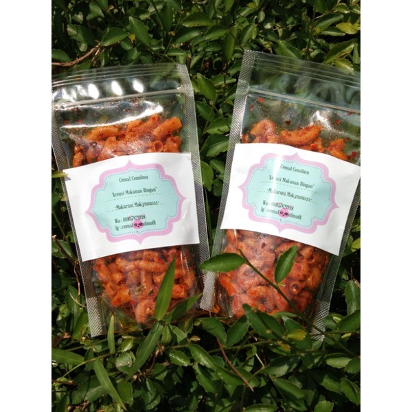 

Makaroni pedas daun jeruk "makaroni pedas" 500gram