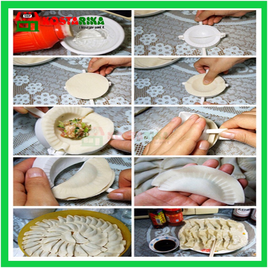 Cetakan Pangsit Dan Pastel Dumpling Mold  3 Set Ukuran Cetakan Multifungsi