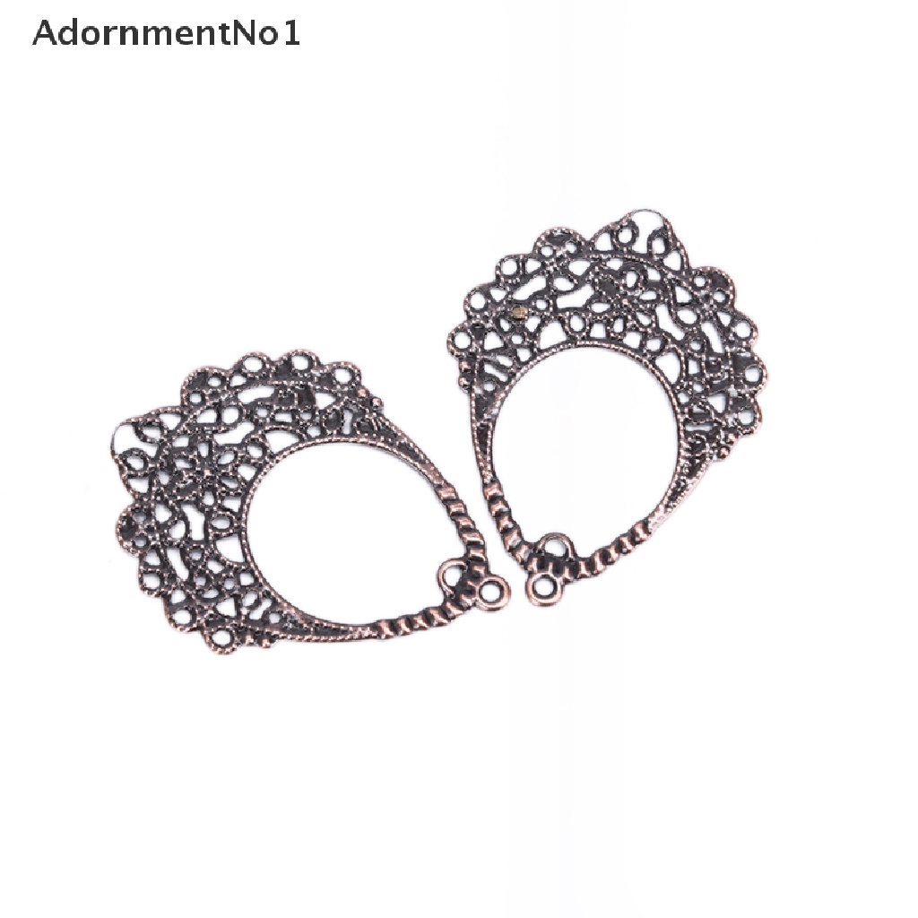 [AdornmentNo1] 30pcs Filigree Wraps Metal Connectors Crafts DIY Charm Pendant Jewelry Making [new]