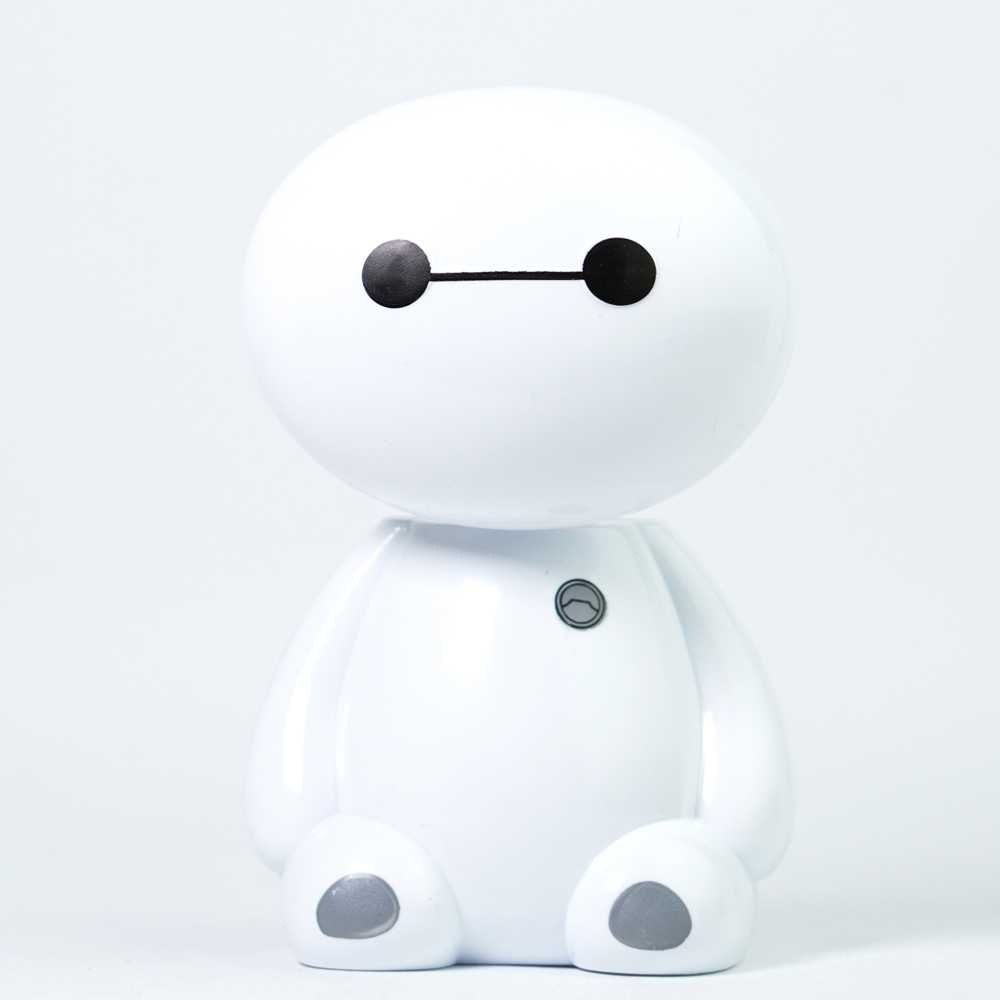 HGhomeart Lampu LED Meja Kartun Baymax White