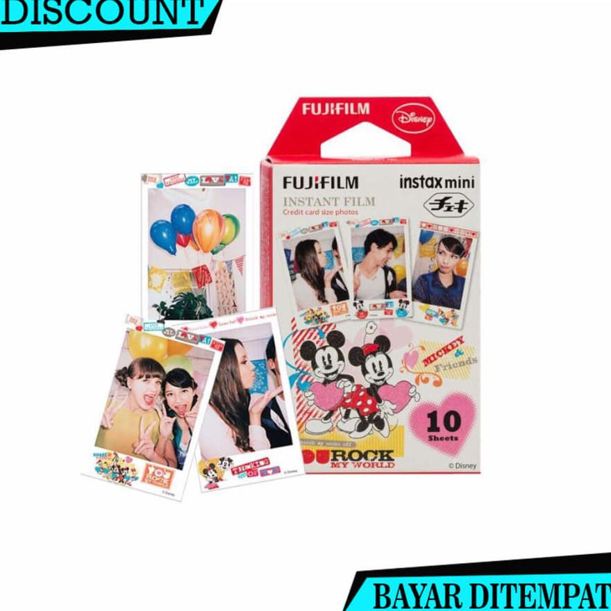 (BAYAR DITEMPAT) REFILL INSTAX MINI MOTIF DISNEY MICKEY MINIE NA3449