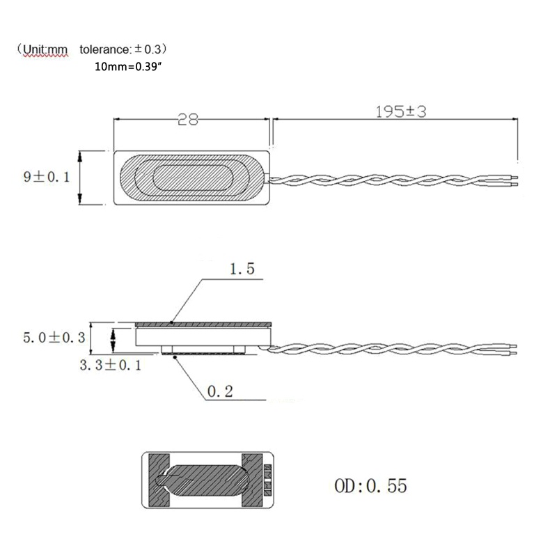 Btsg 2 Pcs Speaker 1W 1W8R DIY Untuk Notebook