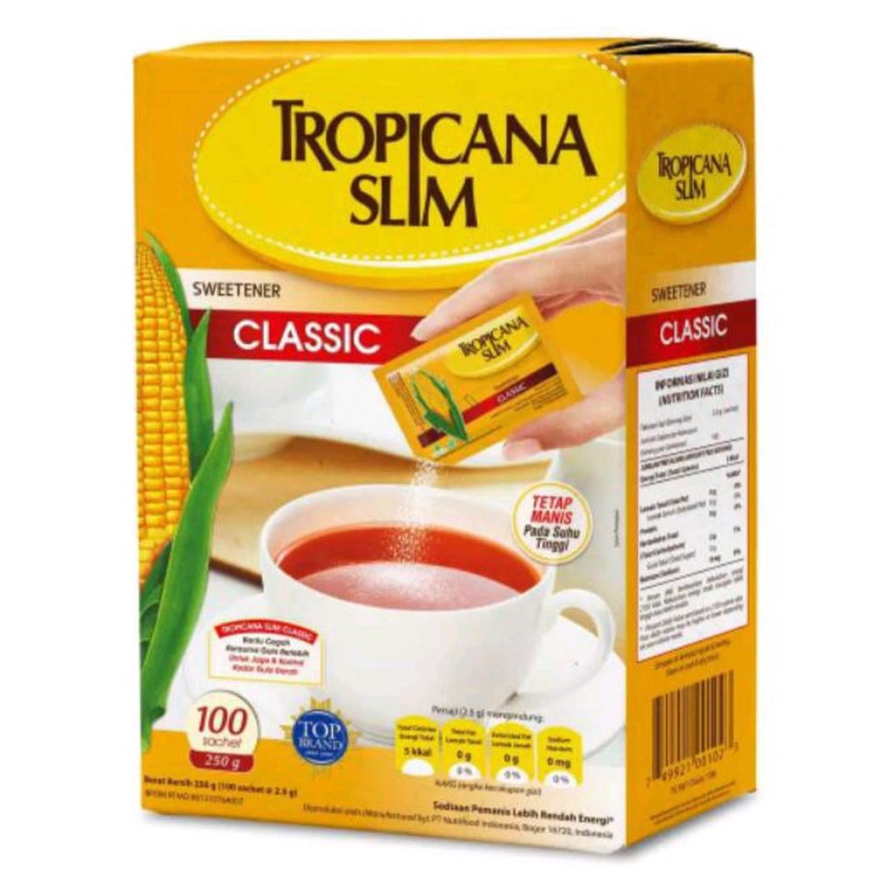 

Tropicana Slim Classic 100 sachet