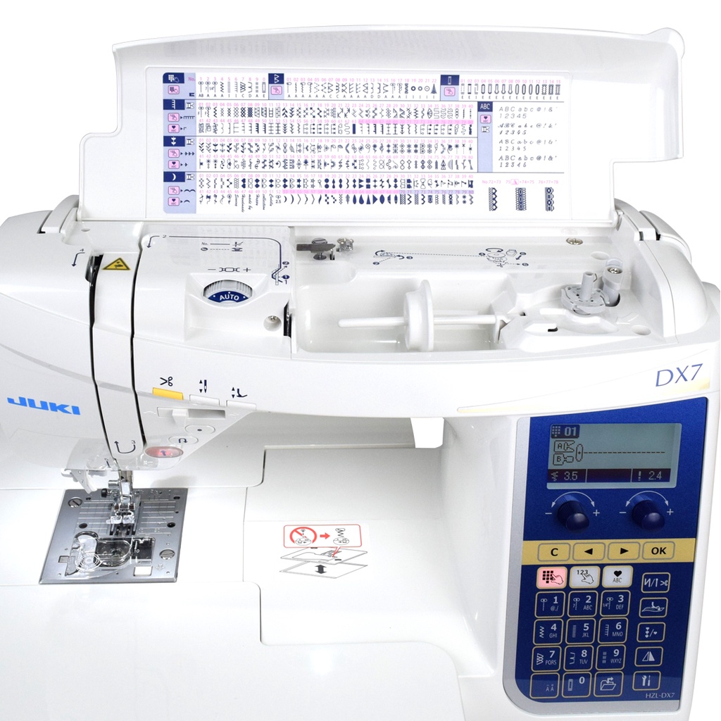 JUKI HZL DX7 / DX-7 Mesin Jahit dan Quilting Computerised Portable