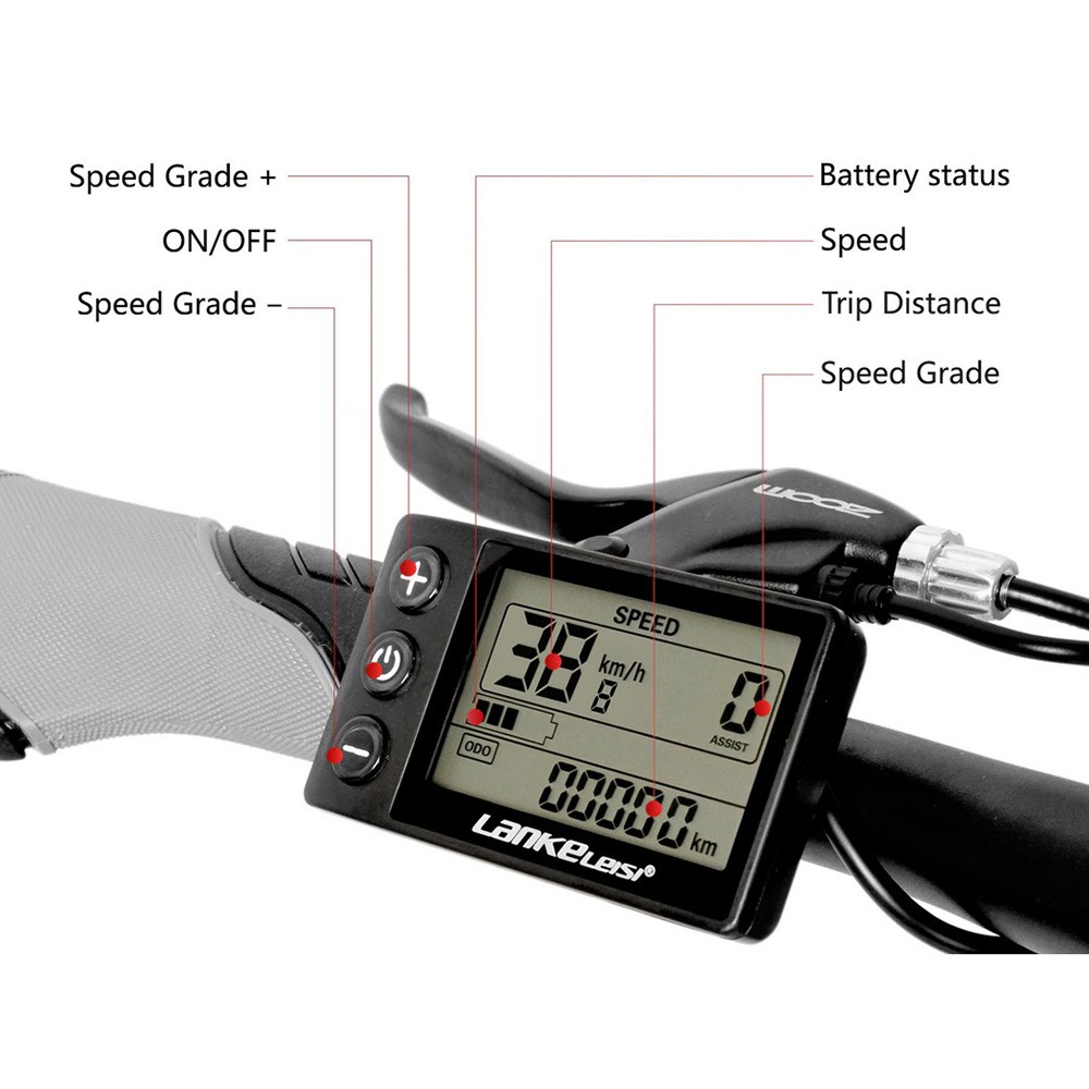 Sepeda Listrik Elektrik Lipat Smart Moped 36V 8.7AH - Lankeleisi G100